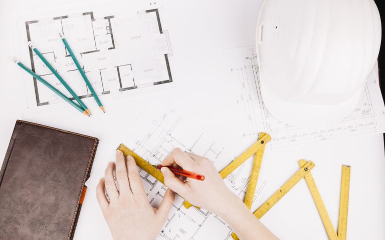 architecture-concept-with-building-plan